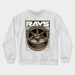 Volk Racing TE37 Wheel Crewneck Sweatshirt